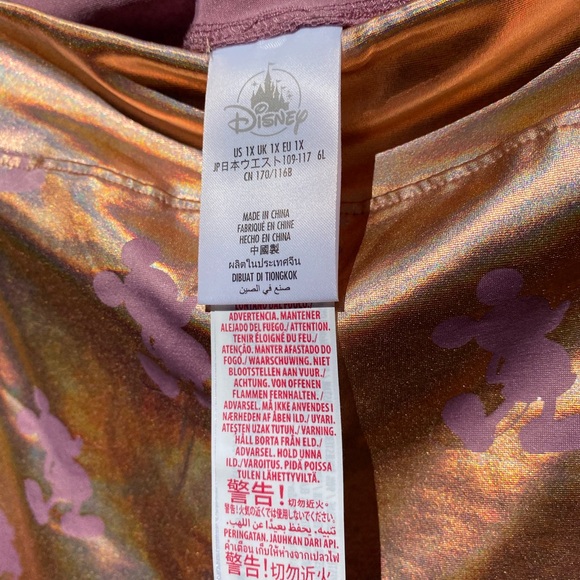 Disney Parks Rose Gold leggings - Picture 4 of 4